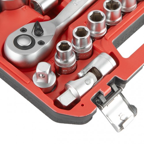 Набор инструментов 1/2" 21од INTERTOOL ET-9021 в кейсе