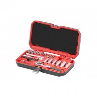 Набор инструментов 1/4" 36ед INTERTOOL ET-9036 в кейсе