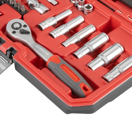 Набор инструментов 1/4" 36ед INTERTOOL ET-9036 в кейсе