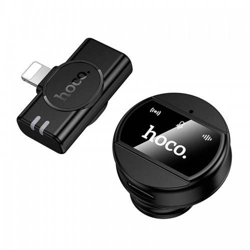 Беспроводной петличный микрофон HOCO L21 2.4G с разъёмом Lightning
