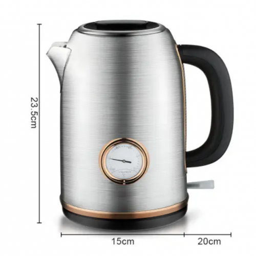 Электрический чайник Domotec MS-7849, нержавеющая сталь, 1,7 л, 2200 Вт.