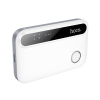 Портативный роутер 4G Wi-Fi модем HOCO HI41 (3G, 4G, Wi-Fi 6, 2100mAh, 150Mbps, 3h)
