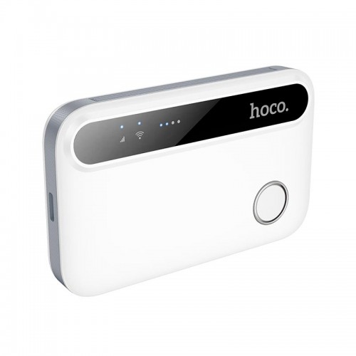 Портативный роутер 4G Wi-Fi модем HOCO HI41 (3G, 4G, Wi-Fi 6, 2100mAh, 150Mbps, 3h)