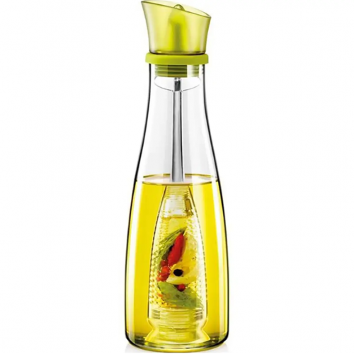 Стеклянный дозатор масла 500 мл, Simple Glass Oil Bottle / Диспенсер для масла и уксуса / Бутылочка для масла