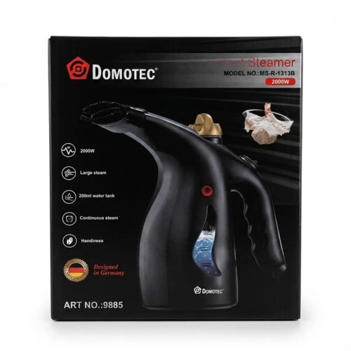 Ручной отпариватель для одежды Domotec MS-R-1313B 2000W Паровой стимер для вертикального отпаривания вещей