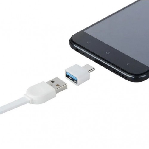 OTG переходник USB Type-C USB адаптер / OTG адаптер Белый