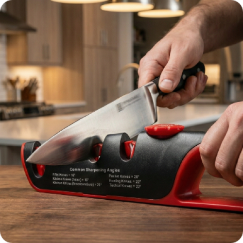Точилка для ножей и ножниц STORM INTERTOOL HT-0553