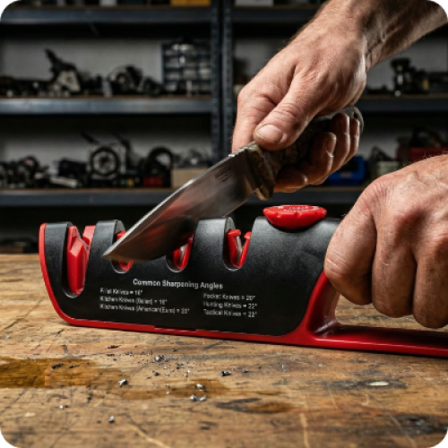 Точилка для ножей и ножниц STORM INTERTOOL HT-0553