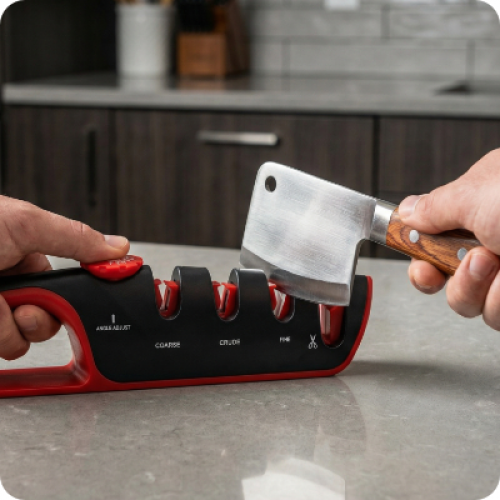 Точилка для ножей и ножниц STORM INTERTOOL HT-0553