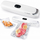 Вакуумный упаковщик для продуктов Vacuum Sealer MK-801 90Вт бытовой вакуумный + 10 пакетов Белый