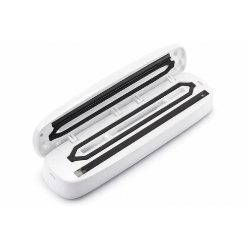 Вакуумный упаковщик для продуктов Vacuum Sealer MK-801 90Вт бытовой вакуумный + 10 пакетов Белый
