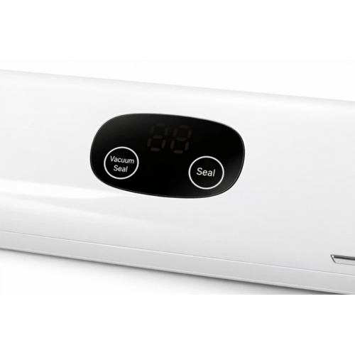 Вакуумный упаковщик для продуктов Vacuum Sealer MK-801 90Вт бытовой вакуумный + 10 пакетов Белый