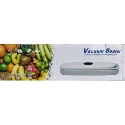 Вакуумный упаковщик для продуктов Vacuum Sealer MK-801 90Вт бытовой вакуумный + 10 пакетов Белый