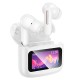 Беспроводные сенсорные Bluetooth TWS наушники HOCO EQ14 / BT5.4, 40mAh, 500mAh, Белый