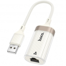 Сетевой адаптер USB to RJ45(LAN), 100 Мбит/с, HOCO UA41 / Сетевая карта / Интернет адаптер