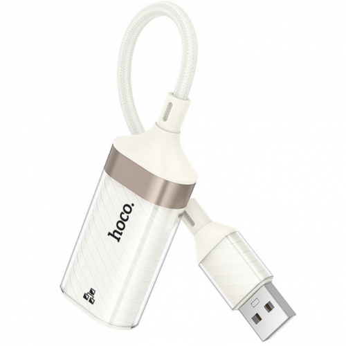 Сетевой адаптер USB to RJ45(LAN), 100 Мбит/с, HOCO UA41 / Сетевая карта / Интернет адаптер