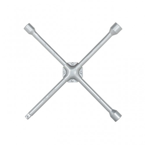 Ключ баллонный крестовый, укрепленный, 1/2", 406×16 мм, 17×19×21 мм, INTERTOOL HT-1603