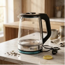 Чайник электрический Domotec 2L MS 7846 2000W, стеклянный