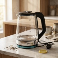 Чайник электрический Domotec 2L MS 7846 2000W, стеклянный