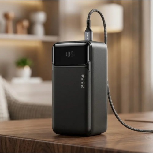 Внешний аккумулятор Power bank AWEI PA106 50000 мАч 22.5 Вт быстрая зарядка Черный
