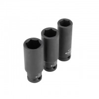 Набор головок ударных удлиненных 1/2", 3 ед. (17, 19, 21 мм), Cr-Mo, STORM INTERTOOL ET-8501