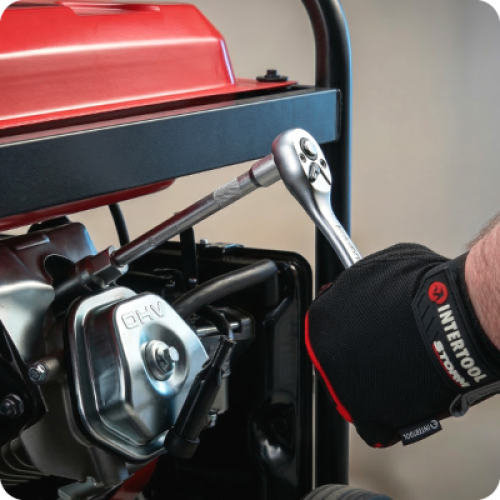 Рукоятка с храповым механизмом на 72 зуба 1/2" INTERTOOL ET-9003