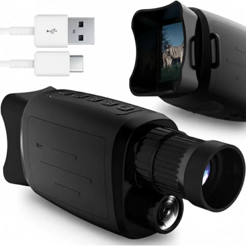 Монокуляр аккумуляторный ночного видения AC-500 с 16-кратным увеличением / цифровой монокуляр с ночным видением