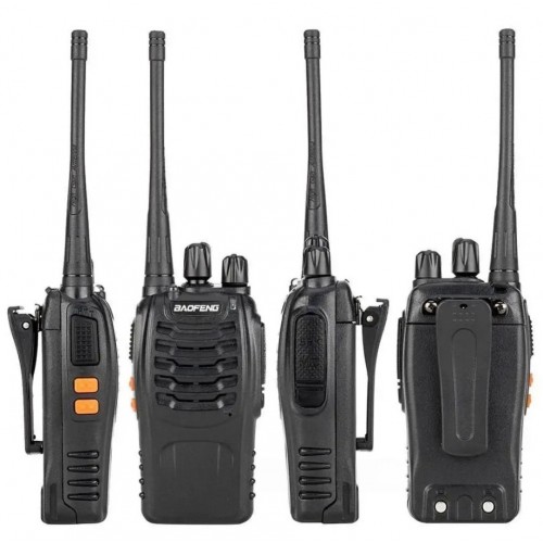 Рация Baofeng BF-888S, 5Вт, 2800 мАч с клипсой / Портативная радиостанция 2 шт