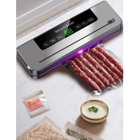 Вакуумный упаковщик для продуктов Vacuum Sealer LS-235 120Вт бытовой вакуумный + 10 пакетов Белый