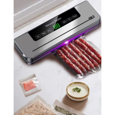 Вакуумный упаковщик для продуктов Vacuum Sealer LS-235 120Вт бытовой вакуумный + 10 пакетов Белый
