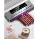 Вакуумний пакувальник для продуктів Vacuum Sealer LS-235 120Вт побутовий вакуумний + 10 пакетів Білий