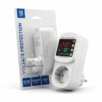 Защитное реле напряжения в розетку 220V