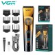 Машинка для стрижки VGR V-663 Акумуляторна з дисплеєм та регулюванням довжини 0.5-19 мм