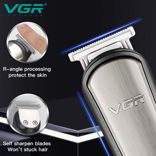Набір для стрижки VGR 6 в 1 V-105, 5 насадок, LED-дисплей, вологозахист
