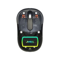Бездротова миша акумуляторна з USB адаптером, 10м, JEDEL WD141 Прозора
