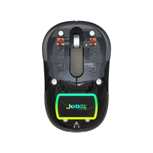 Бездротова миша акумуляторна з USB адаптером, 10м, JEDEL WD141 Прозора