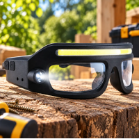 Захисні окуляри LED COB BL HP 2608 led з підсвіткою для ремонту