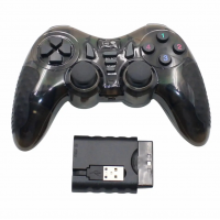 Ігровий джойстик бездротовий геймпад 7 в 1 для ноутбука телевізора PC PS1 PS2 PS3 PC360 TV Android Чорний
