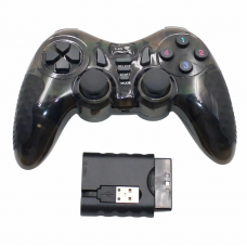 Ігровий джойстик бездротовий геймпад 7 в 1 для ноутбука телевізора PC PS1 PS2 PS3 PC360 TV Android Чорний
