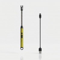 Електроімпульсна акумуляторна запальничка з гнучким стрижнем BBQ Lighter Золотий
