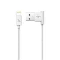 Кабель для заряджання телефону HOCO UPL11 Lightning L Білий