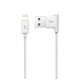 Кабель для заряджання телефону HOCO UPL11 Lightning L Білий