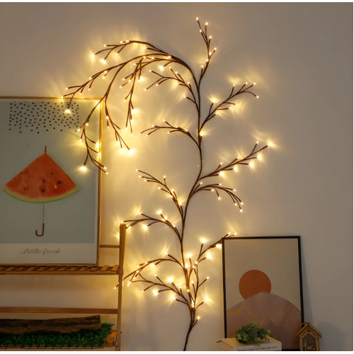 Світлодіодна гірлянда-гілка 1.5м "Luminara" з USB-живленням та 72 LED Тепле світло