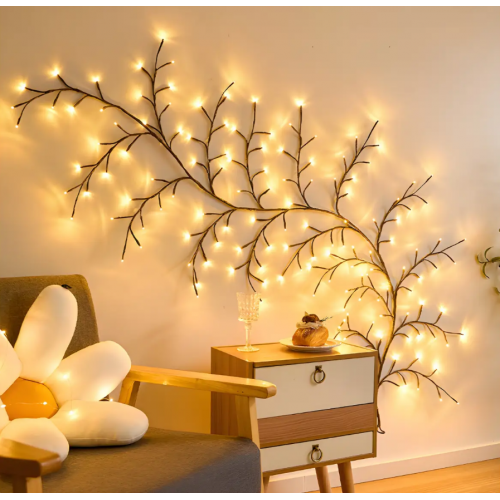 Світлодіодна гірлянда-гілка 1.5м "Luminara" з USB-живленням та 72 LED Тепле світло