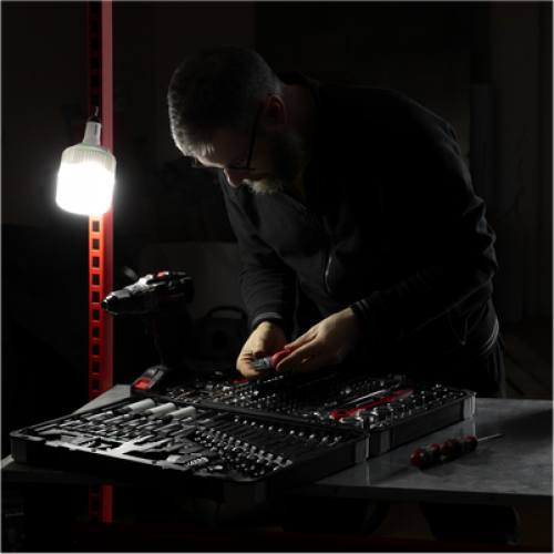 Світильник акумуляторний підвісний 24 SMD INTERTOOL LB-0110