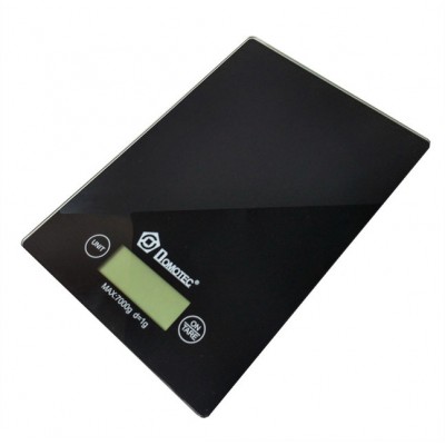 Сенсорные электронные кухонные весы до 7 кг Domotec MS 912 Чёрные