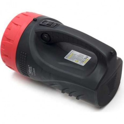 Фонарь-прожектор аккумуляторный YJ-2829 светодиодный на аккумуляторе Черно-красный