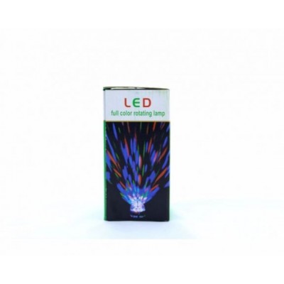 Вращающаяся диско-лампа LY-399 «LED FULL COLOR» лампочка, проектор