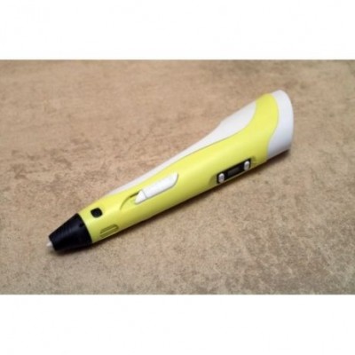 3D ручка для рисования с экраном 3д Ручка Pen2 MyRiwell с LCD дисплеем Жёлтая