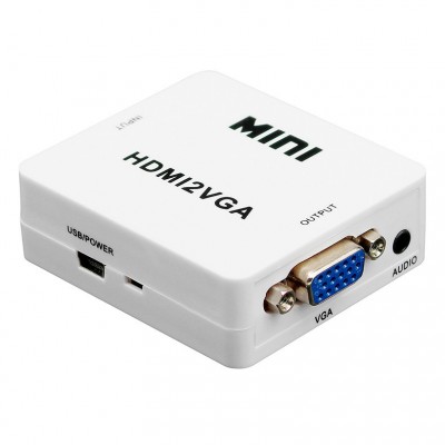 Адаптер HDMI to VGA (переходник, конвертер, 720p/1080p) переходник, конвертер